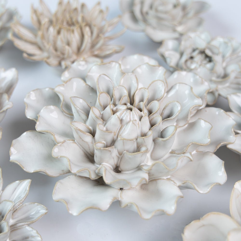 Ceramic Flower Coastal Curated Collection #2 - Chive Ceramics Studio - Ceramic Flower Sets - Chive Ceramics Studio