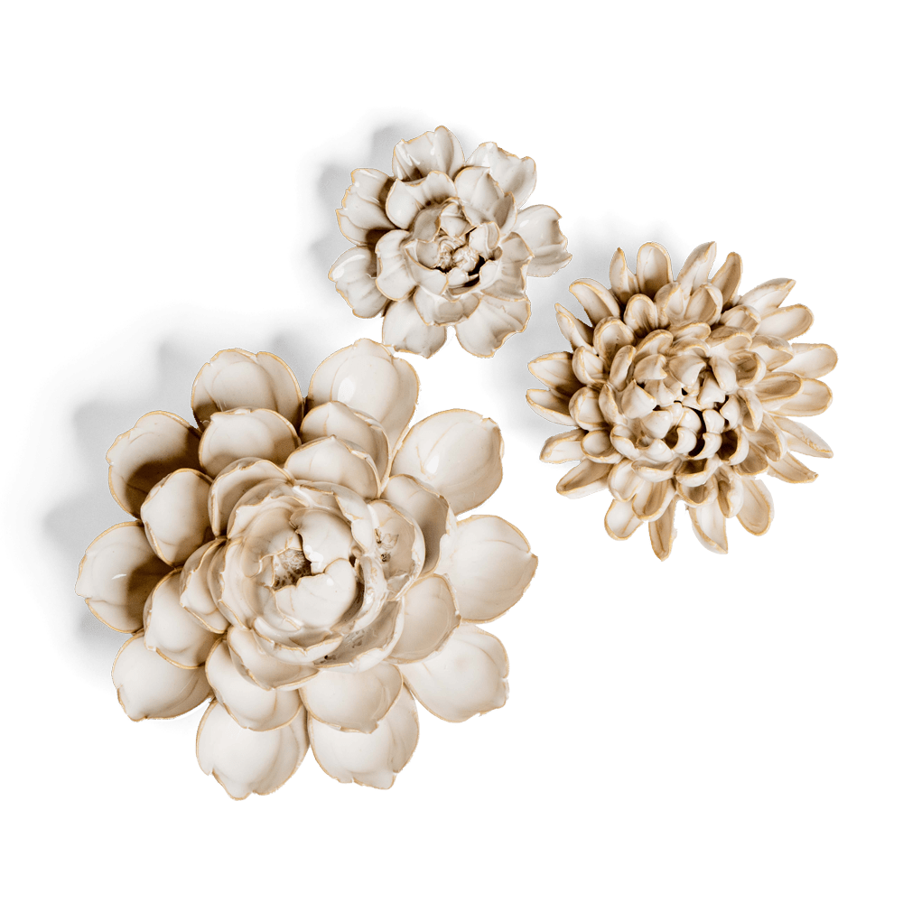 Coastal Curated Collections - Chive Ceramics Studio - Ceramic Flowers - Chive Ceramics Studio