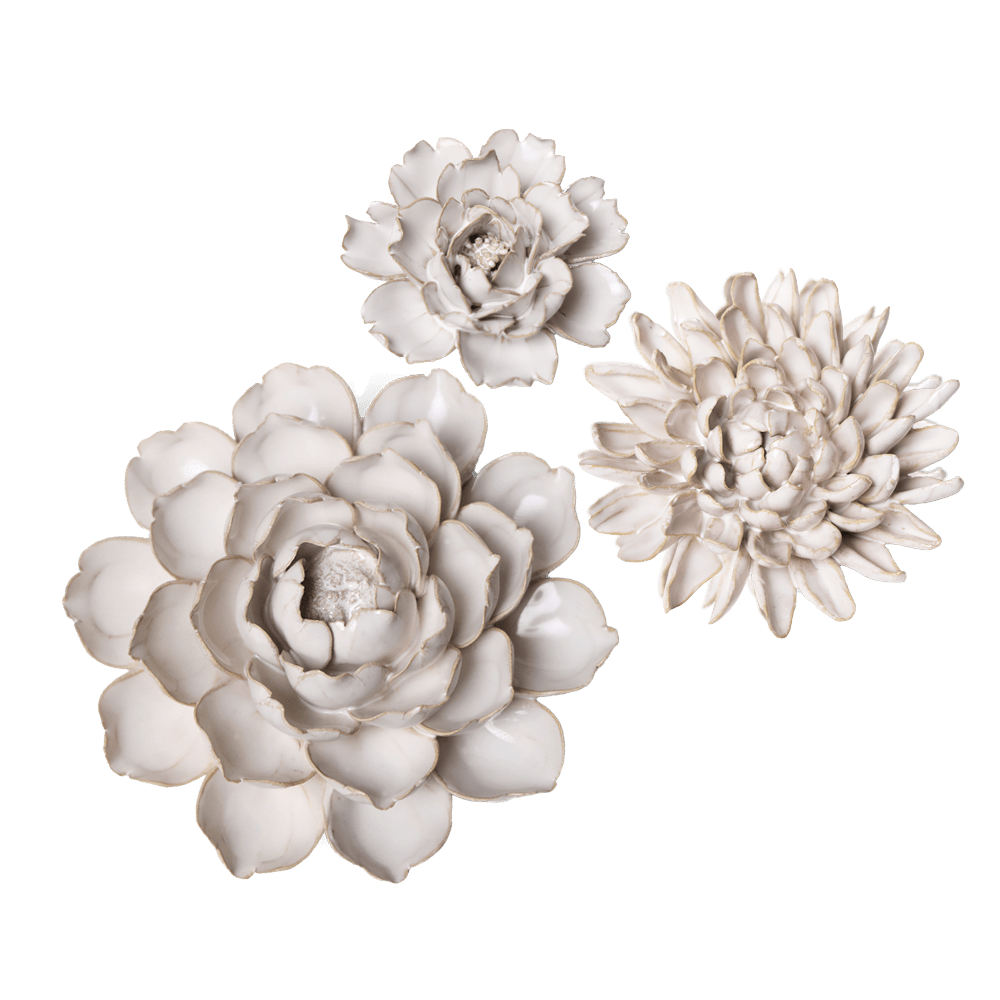 Ceramic Flower Coastal Curated Collection #4 - Chive Ceramics Studio - Ceramic Flower Sets - Chive Ceramics Studio