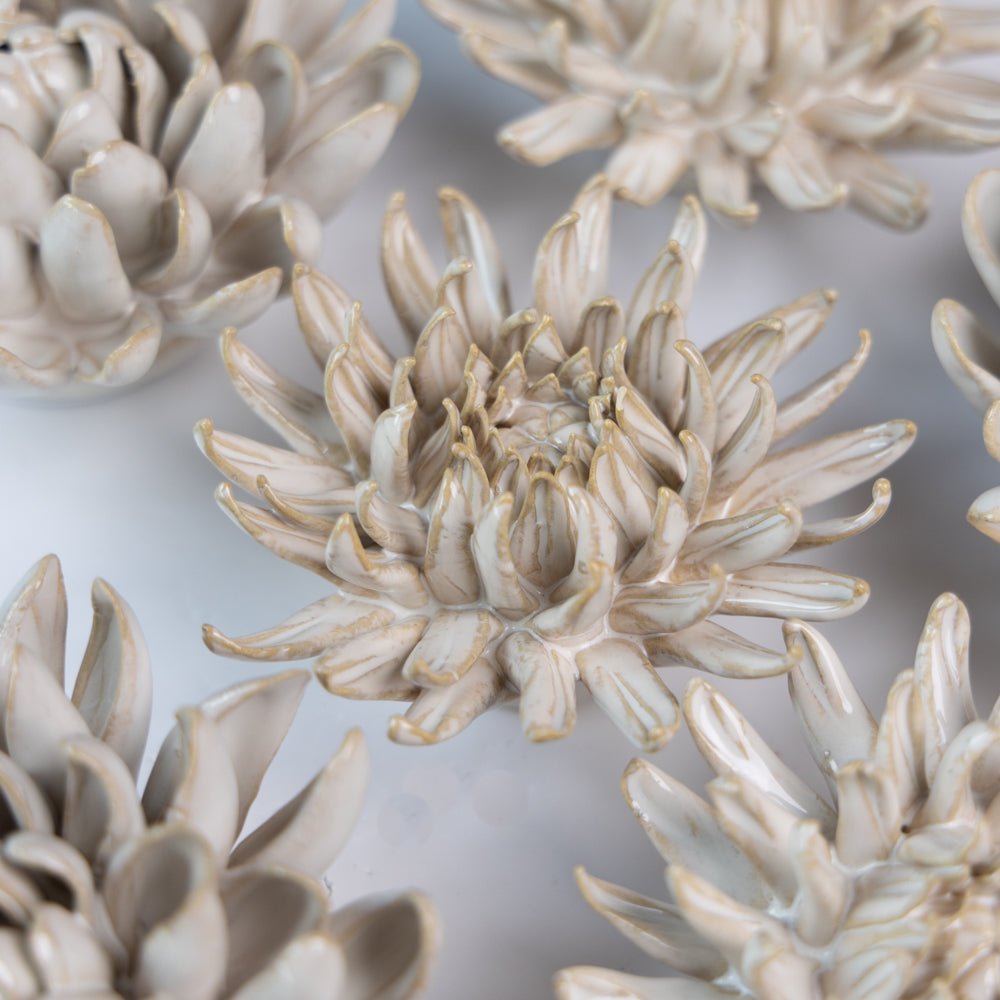 Ceramic Flower Coastal Curated Collection #5 - Chive Ceramics Studio - Ceramic Flower Sets - Chive Ceramics Studio