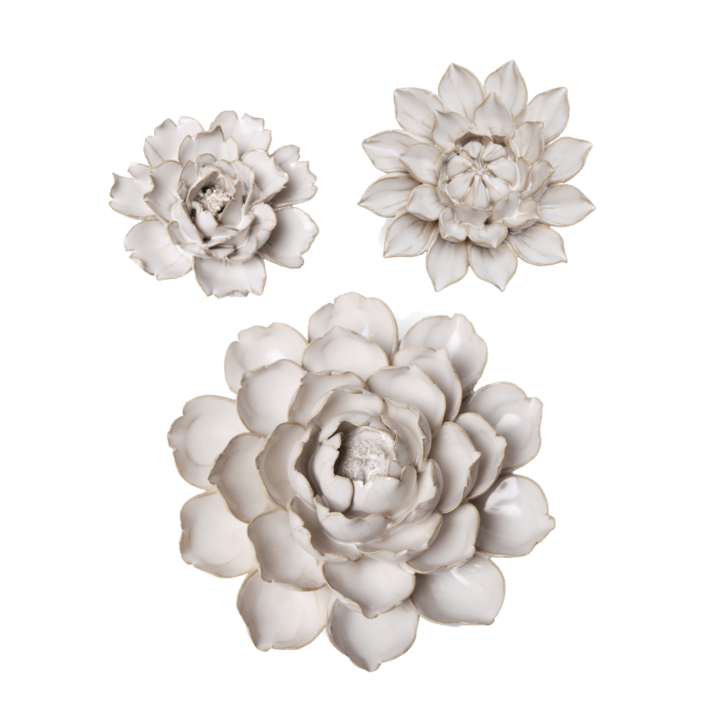 Ceramic Flower Coastal Curated Collection #6 - Chive Ceramics Studio - Ceramic Flower Sets - Chive Ceramics Studio