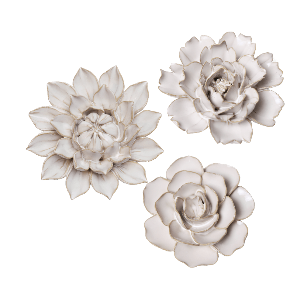 Ceramic Flower Coastal Curated Collection #9 - Chive Ceramics Studio - Ceramic Flower Sets - Chive Ceramics Studio