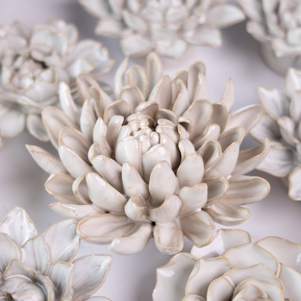 Ceramic Flower Coastal Curated Collection #10 - Chive Ceramics Studio - Ceramic Flower Sets - Chive Ceramics Studio