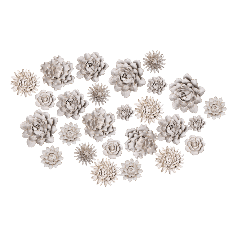 Ceramic Flower Coastal Curated Collection #10 - Chive Ceramics Studio - Ceramic Flower Sets - Chive Ceramics Studio