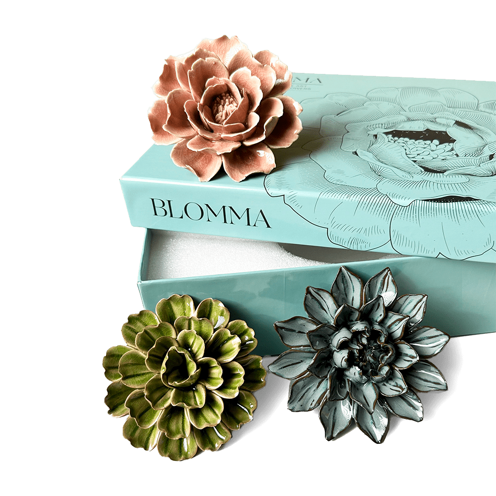 Ceramic Flower Wall Art Blomma Box Set - Chive Ceramics Studio - Ceramic Flowers - Chive US