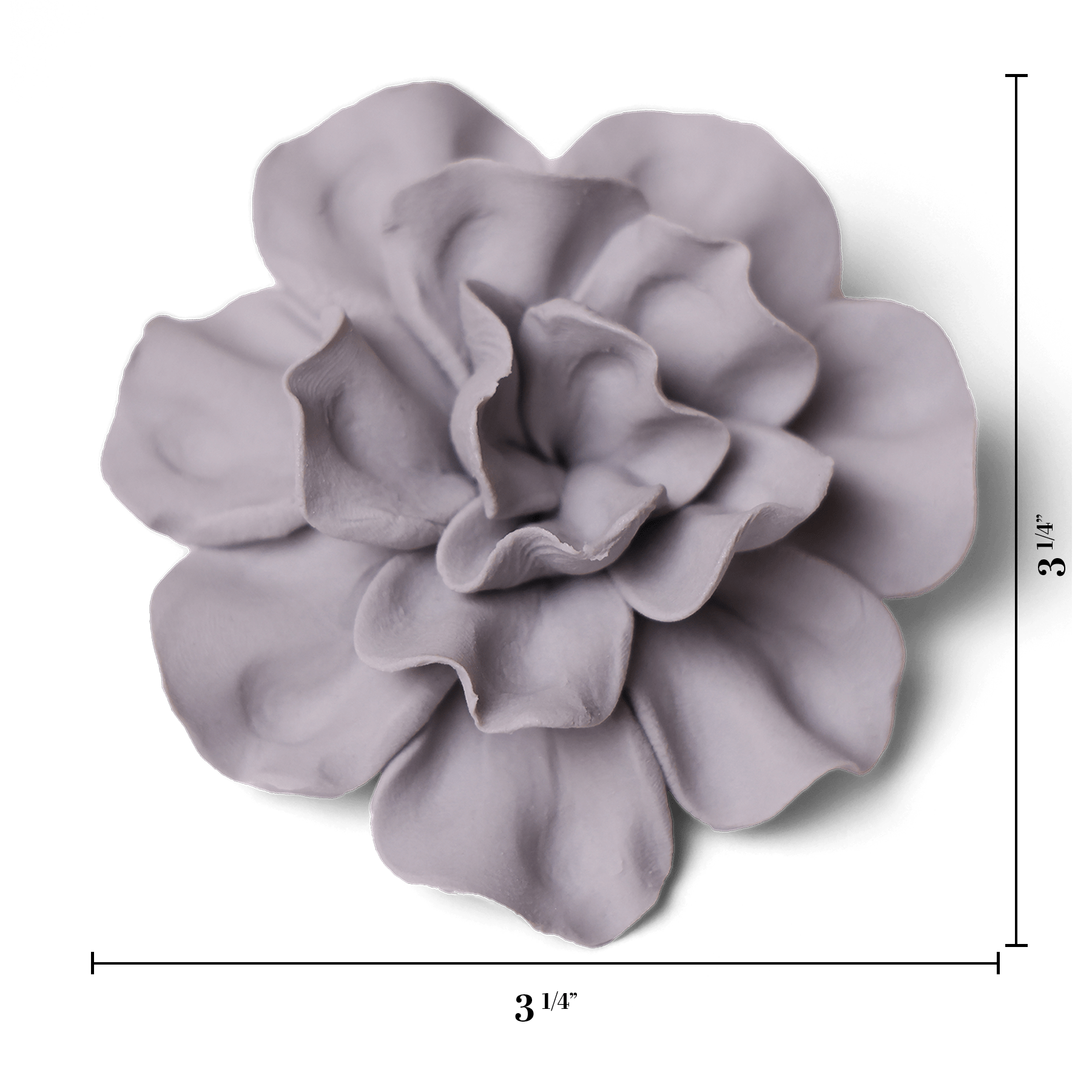 Ceramic Flower Tabletop Art Matte Set of 3 - Chive Ceramics Studio - Ceramic Flowers - Chive US