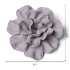 Ceramic Flower Tabletop Art Matte Grey B - Chive Ceramics Studio - Ceramic Flowers - Chive US