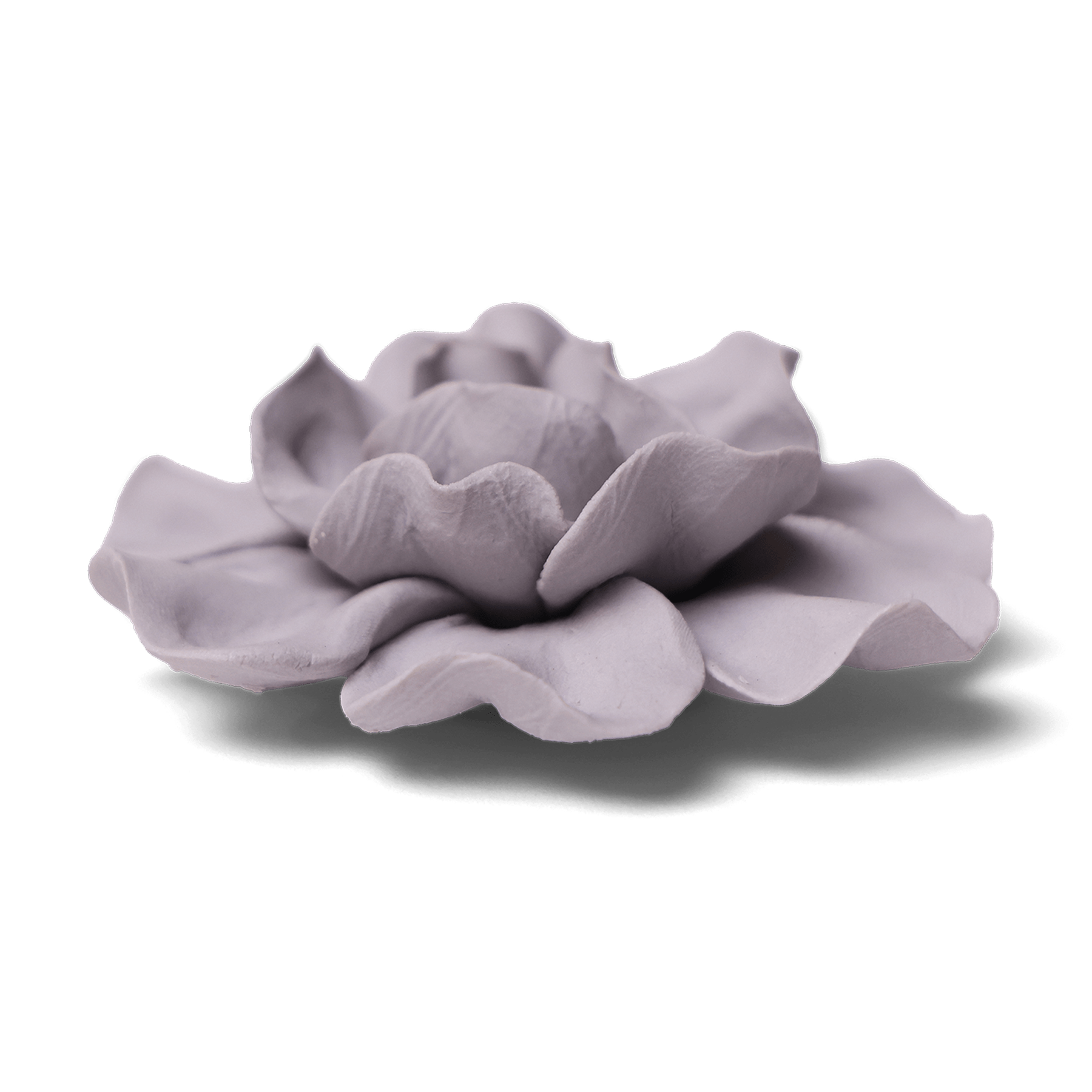 Ceramic Flower Tabletop Art Matte Grey B - Chive Ceramics Studio - Ceramic Flowers - Chive US