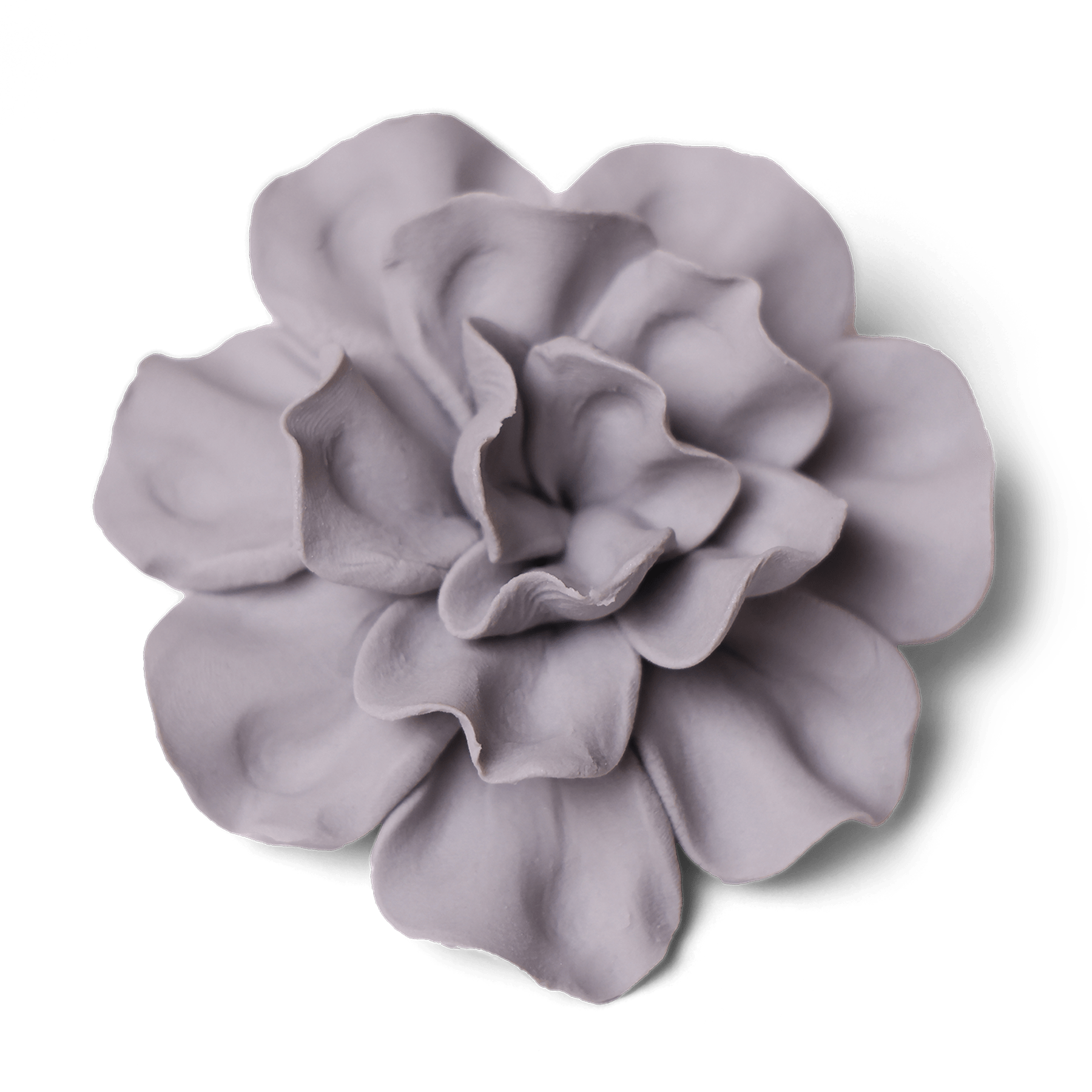 Ceramic Flower Tabletop Art Matte Grey B - Chive Ceramics Studio - Ceramic Flowers - Chive US