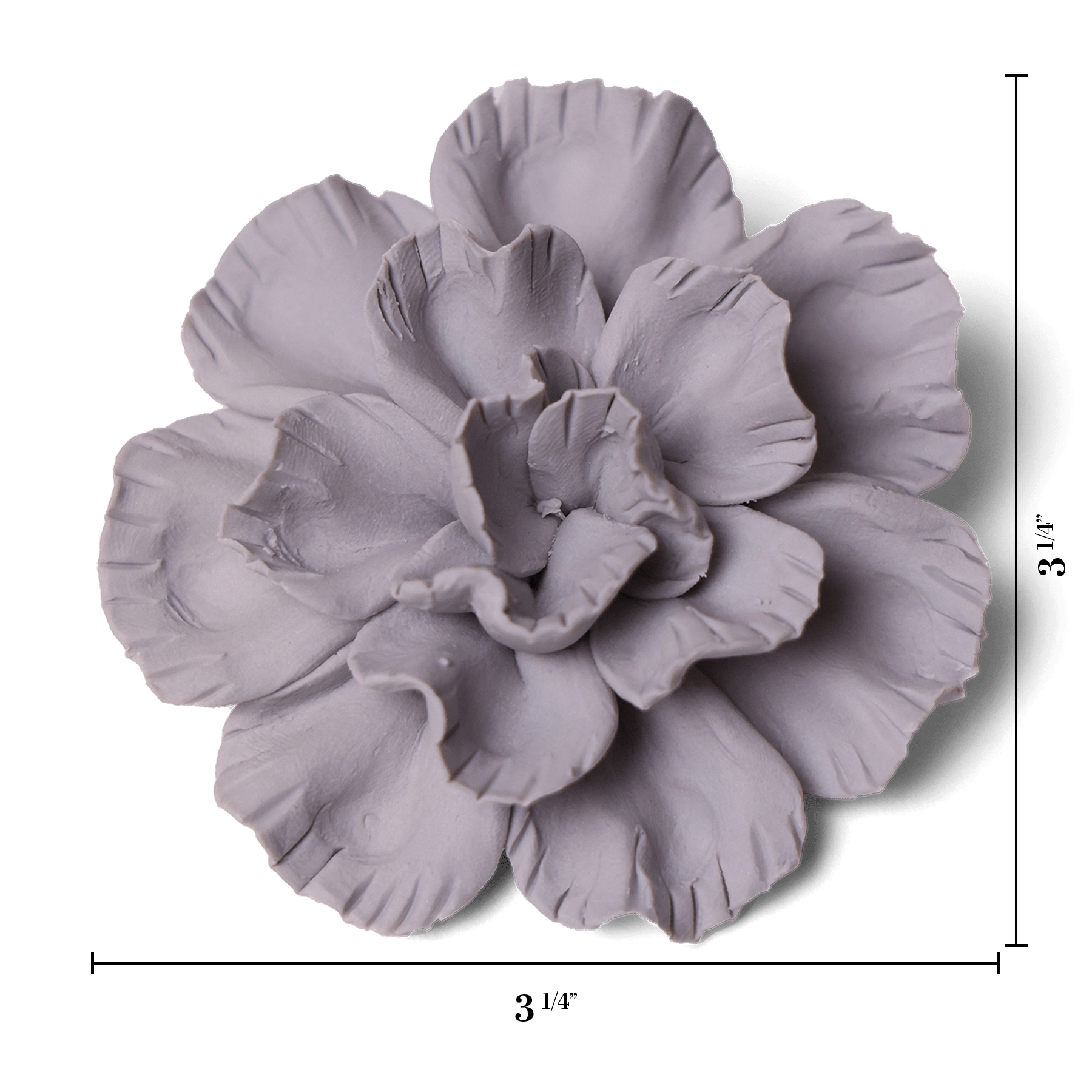 Ceramic Flower Tabletop Art Matte Set of 3 - Chive Ceramics Studio - Ceramic Flowers - Chive US