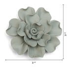 Ceramic Flower Tabletop Art Matte Olive A - Chive Ceramics Studio - Ceramic Flowers - Chive US