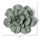 Ceramic Flower Tabletop Art Matte Set of 3 - Chive Ceramics Studio - Ceramic Flowers - Chive US