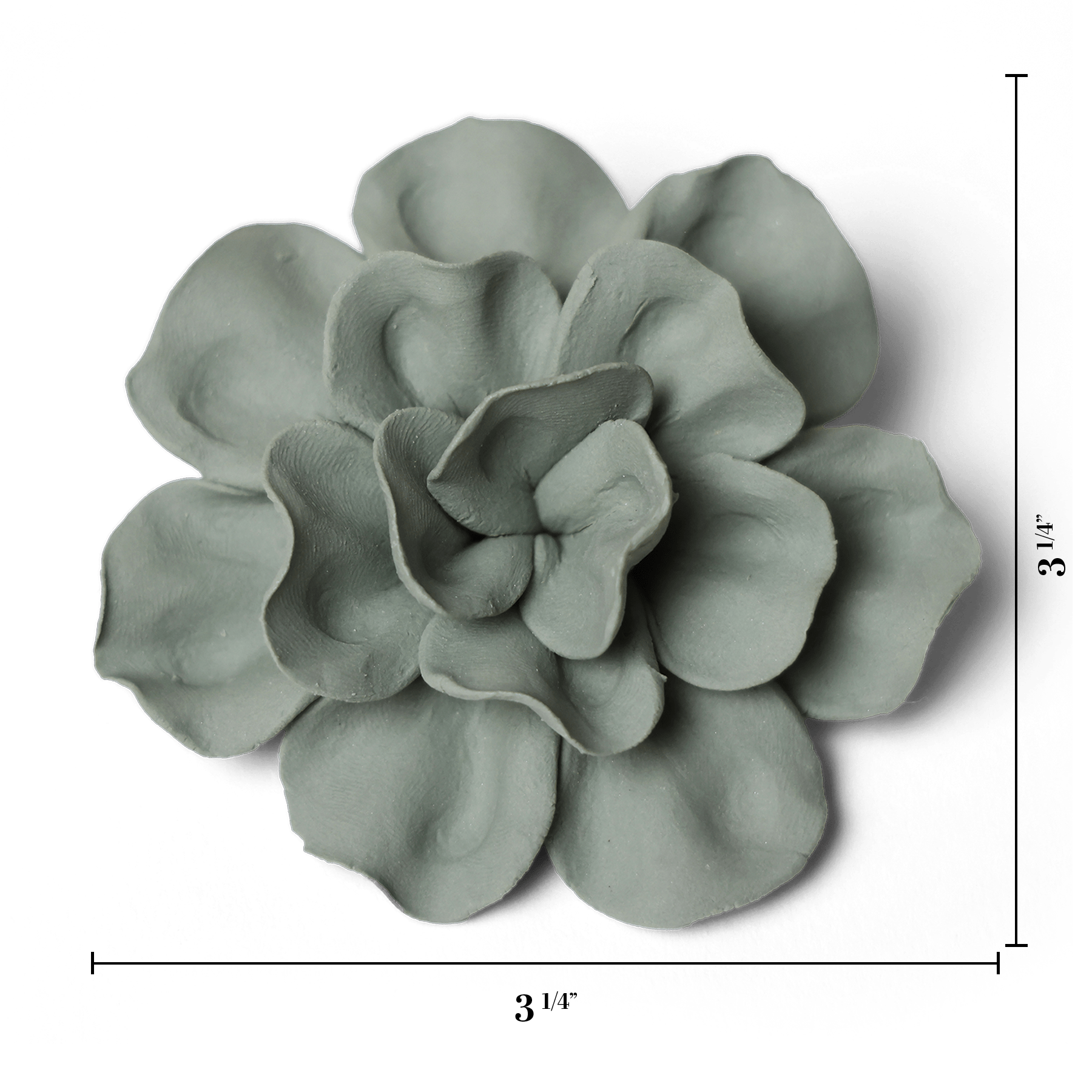 Ceramic Flower Tabletop Art Matte Set of 3 - Chive Ceramics Studio - Ceramic Flowers - Chive US