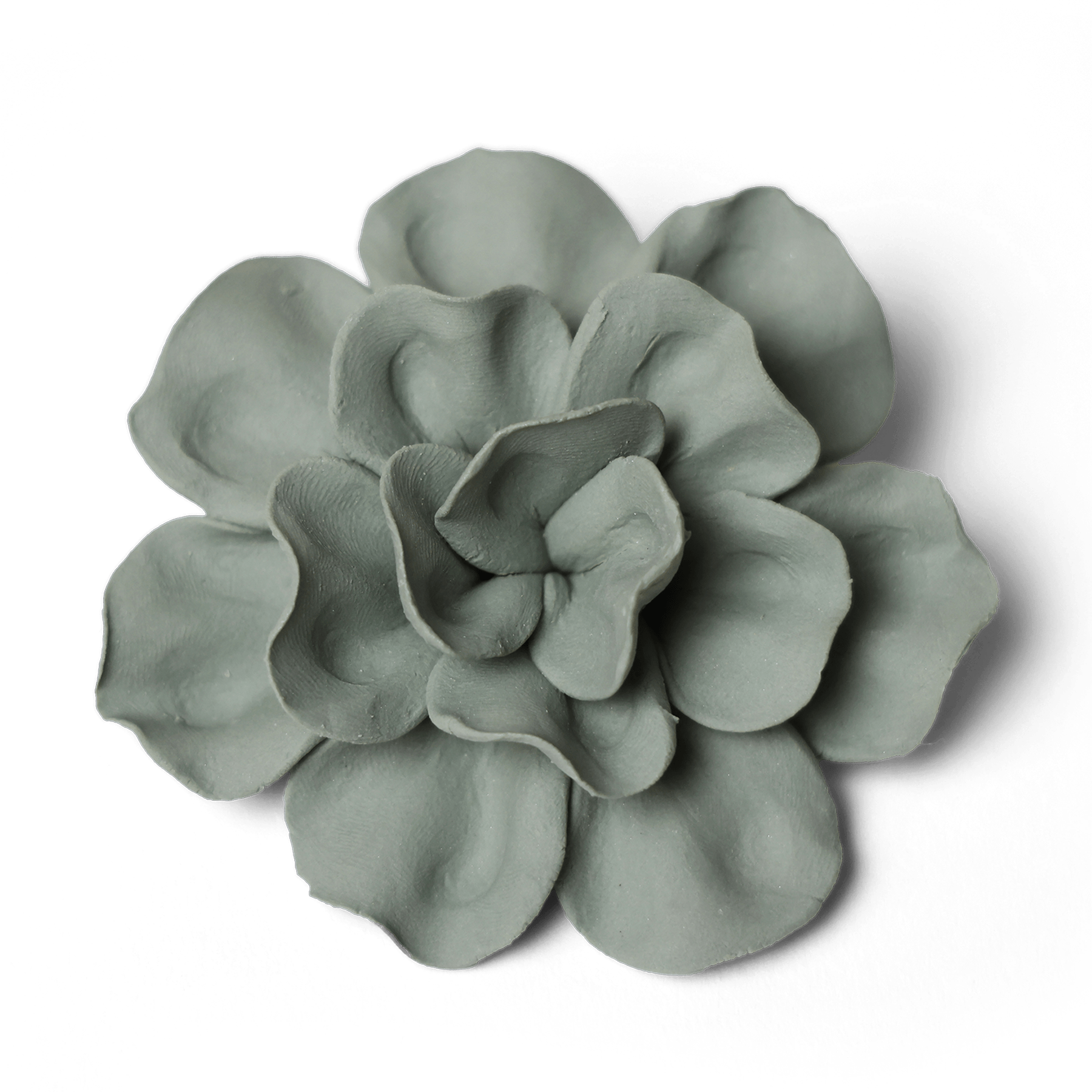 Ceramic Flower Tabletop Art Matte Olive B - Chive Ceramics Studio - Ceramic Flowers - Chive US