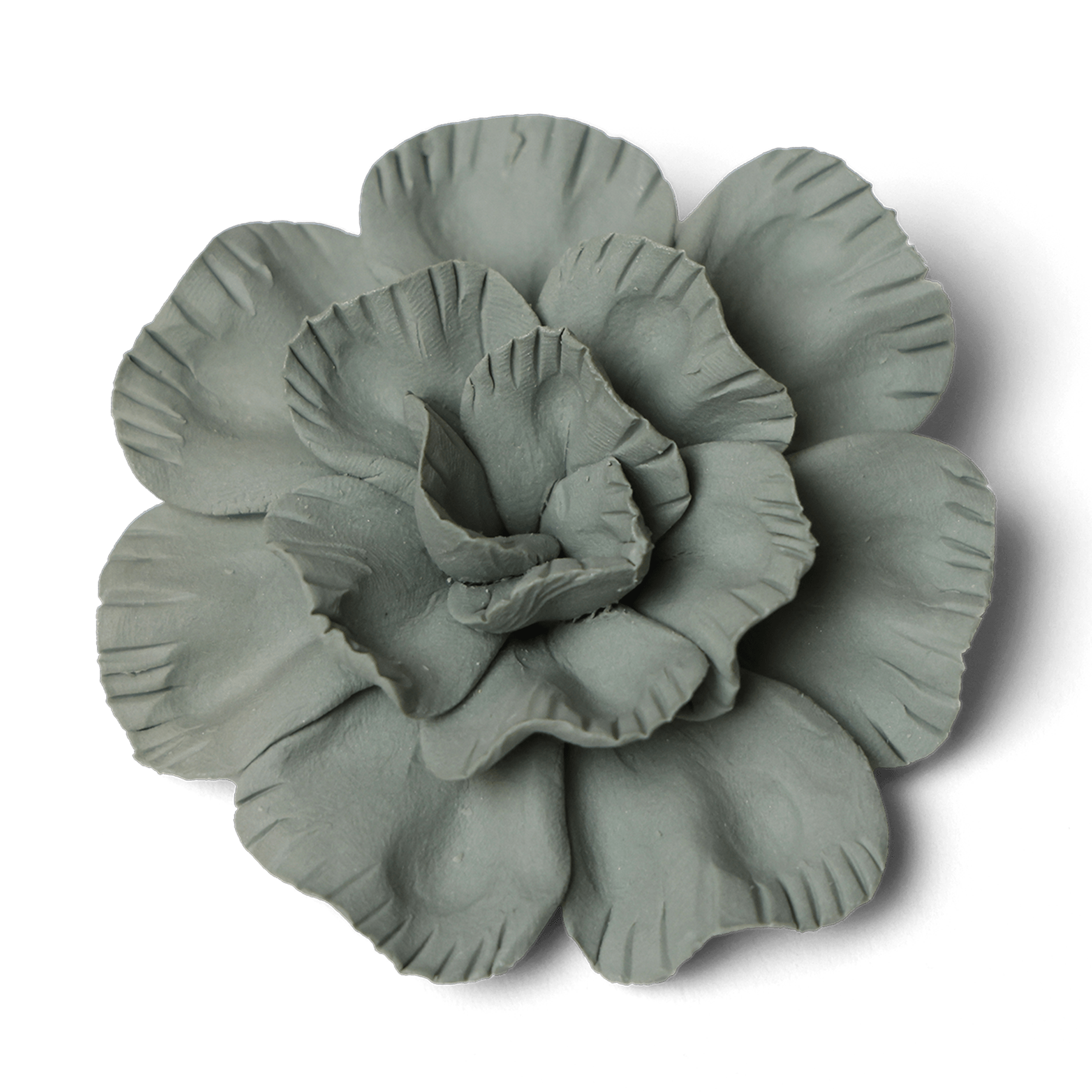 Ceramic Flower Tabletop Art Matte Olive C - Chive Ceramics Studio - Ceramic Flowers - Chive US