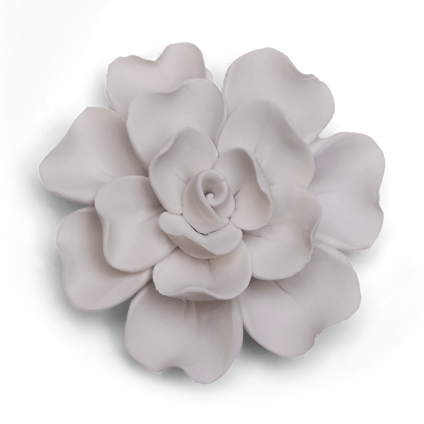 Ceramic Flower Tabletop Art Matte White A - Chive Ceramics Studio - Ceramic Flowers - Chive US