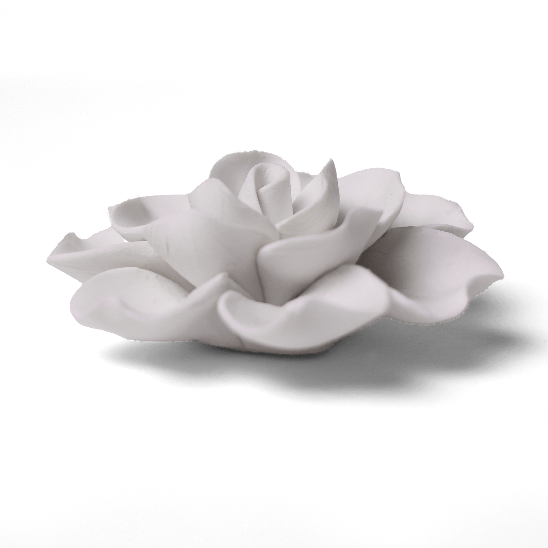 Ceramic Flower Tabletop Art Matte White A - Chive Ceramics Studio - Ceramic Flowers - Chive US