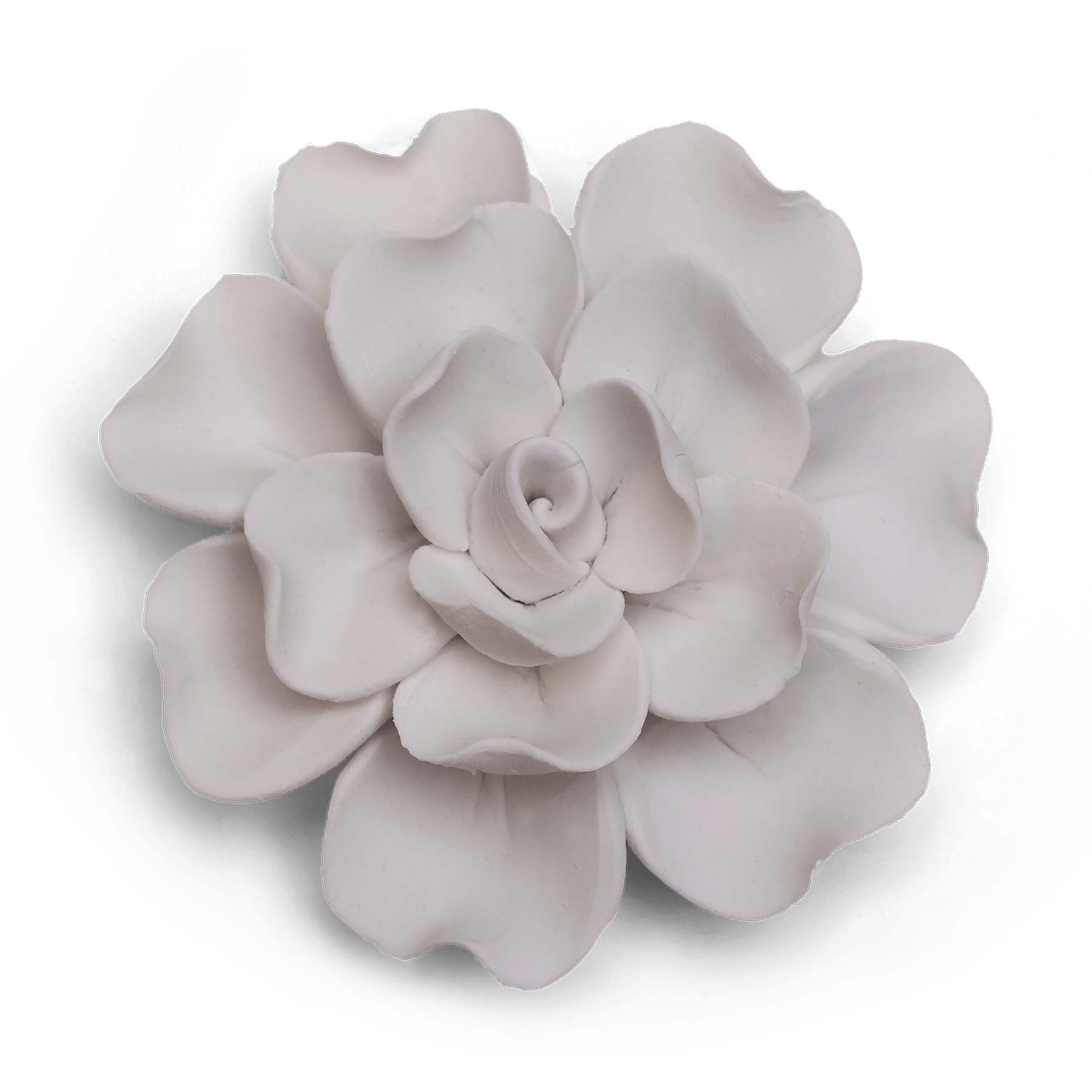 Ceramic Flower Tabletop Art Matte White A - Chive Ceramics Studio - Ceramic Flowers - Chive US