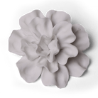 Ceramic Flower Tabletop Art Matte White B - Chive Ceramics Studio - Ceramic Flowers - Chive US