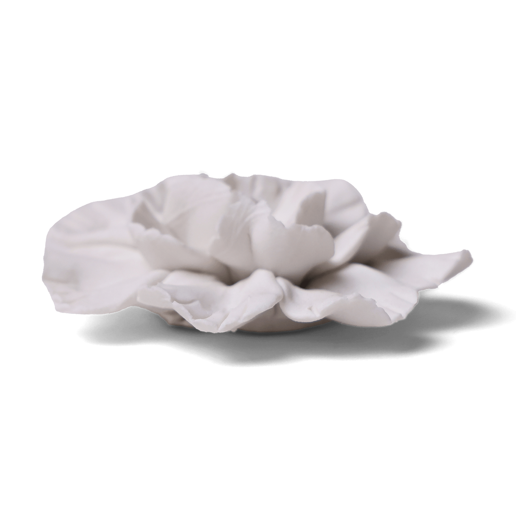 Ceramic Flower Tabletop Art Matte White C - Chive Ceramics Studio - Ceramic Flowers - Chive US