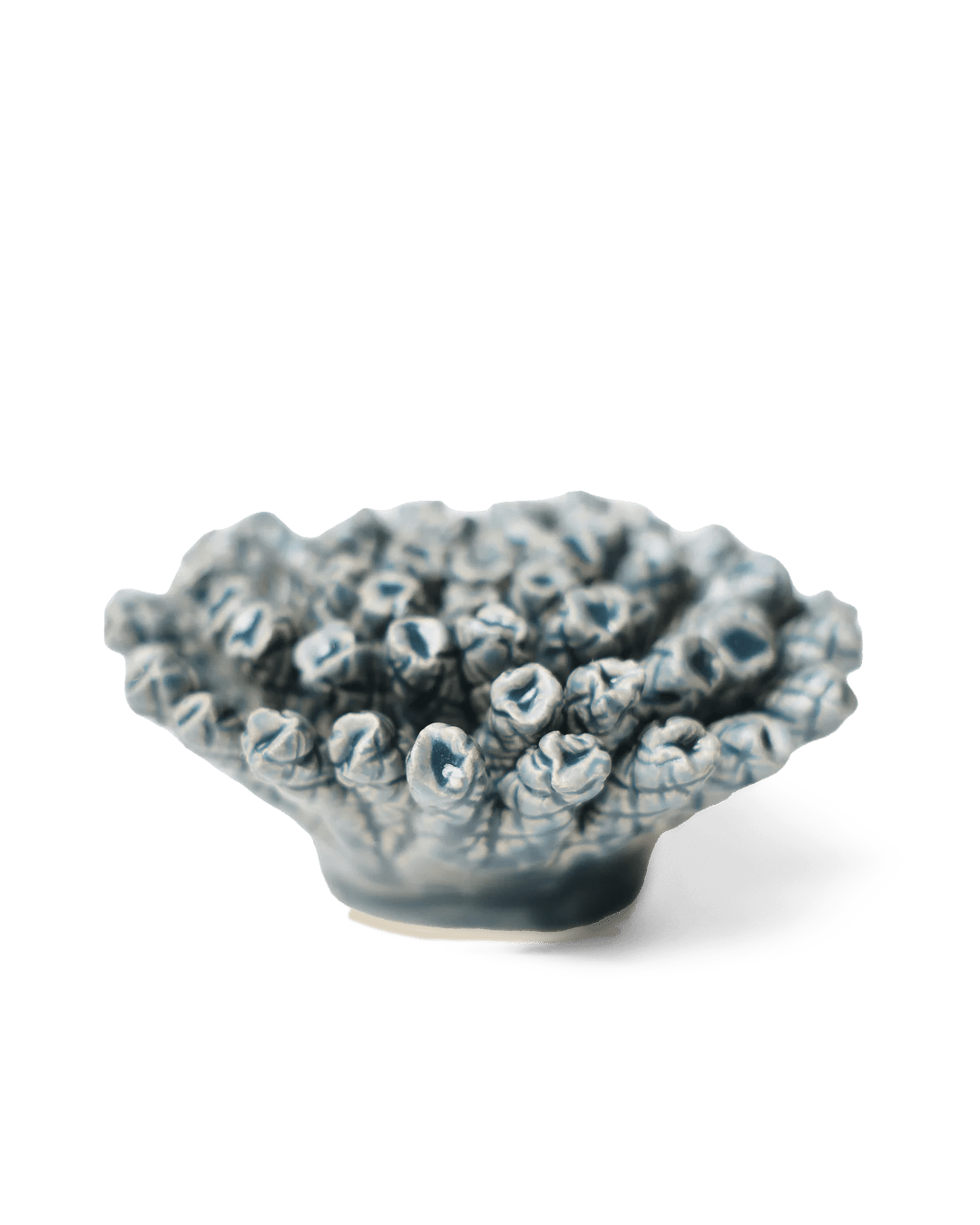 Ceramic Flower Medium Teal 1 - Chive Ceramics Studio - Ceramic Flowers - Chive Wholesale