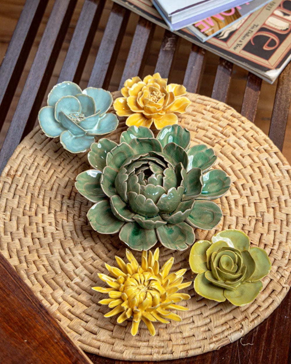 Set of 3 Wall Art — Ceramic Flower Box Sets | Chive