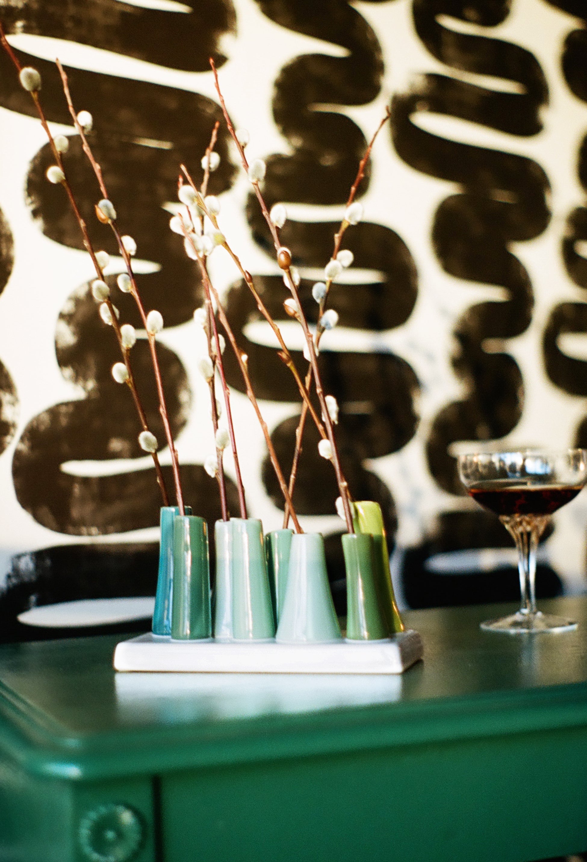 Pooley Modern Bud Vase For Flowers - Chive Ceramics Studio - Vases - Chive Ceramics Studio