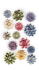 New Haven - 14 Piece Curated Set - Chive Ceramics Studio - Ceramic Flower Sets - Chive Ceramics Studio