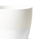 Dyad Porcelain Modern Indoor Plant Pot With Saucer | 3 & 5 inches - Chive Ceramics Studio - Pots - Chive Ceramics Studio