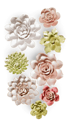 Chelsea - 8 Piece Curated Set - Chive Ceramics Studio - Ceramic Flower Sets - Chive Ceramics Studio