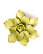 EG32 Chartreuse Columbine - Chive Ceramics Studio - Ceramic Flowers - Chive Ceramics Studio