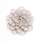 English Garden Ceramic Flower White Water Lily Wall Art - Chive Ceramics Studio - Ceramic Flowers - Chive US