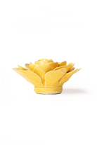 Burnt Yellow Begonia - Chive Ceramics Studio - Ceramic Flowers - Chive Ceramics Studio