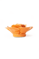 Orange Elegance Ranunculus - Chive Ceramics Studio - Ceramic Flowers - Chive Ceramics Studio