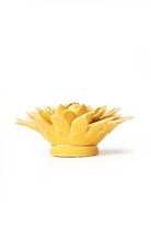 Burnt Yellow Strawflower - Chive Ceramics Studio - Ceramic Flowers - Chive Ceramics Studio