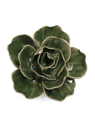 EG03 Fir Green Butterfly Ranunculus - Chive Ceramics Studio - Ceramic Flowers - Chive Ceramics Studio