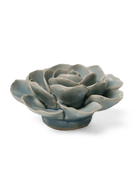 EG04 Powder Blue Amandine Ranunculus - Chive Ceramics Studio - Ceramic Flowers - Chive Ceramics Studio