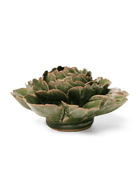 EG05 Avocado Green Rozella Peony - Chive Ceramics Studio - Ceramic Flowers - Chive Ceramics Studio