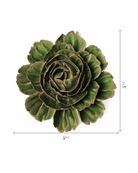 Avocado Green Rozella Peony ceramic flower — English Garden Collection — Designed by Chive Studio Toronto