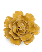 EG07 Burnt Yellow Rose - Chive Ceramics Studio - Ceramic Flowers - Chive Ceramics Studio