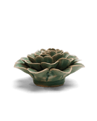 Jungle Green Tea Rose - Chive Ceramics Studio - Ceramic Flowers - Chive Ceramics Studio