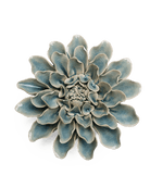 EG17 Powder Blue Aphrodite Dahlia - Chive Ceramics Studio - Ceramic Flowers - Chive Ceramics Studio