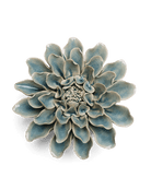 Powder Blue Aphrodite Dahlia - Chive Ceramics Studio - Ceramic Flowers - Chive Ceramics Studio