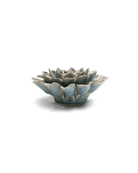 Powder Blue Aphrodite Dahlia - Chive Ceramics Studio - Ceramic Flowers - Chive Ceramics Studio
