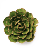 EG22 Avocado Green Keiko Peony - Chive Ceramics Studio - Ceramic Flowers - Chive Ceramics Studio