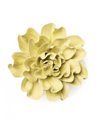 EG26 Lime Yellow Larkspur - Chive Ceramics Studio - Ceramic Flowers - Chive Ceramics Studio