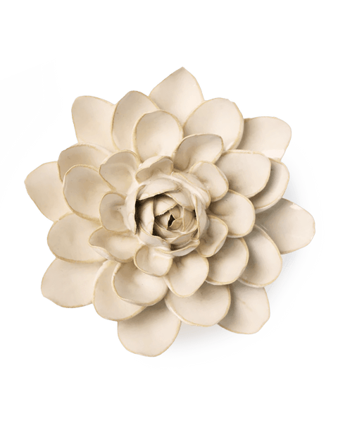 Flowerです Ivory Snowdrop Ceramic Wall Flower | Chive