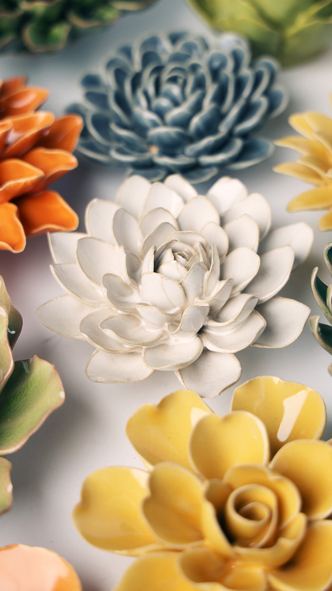 Ivory Snowdrop - Chive Ceramics Studio - Ceramic Flowers - Chive Ceramics Studio