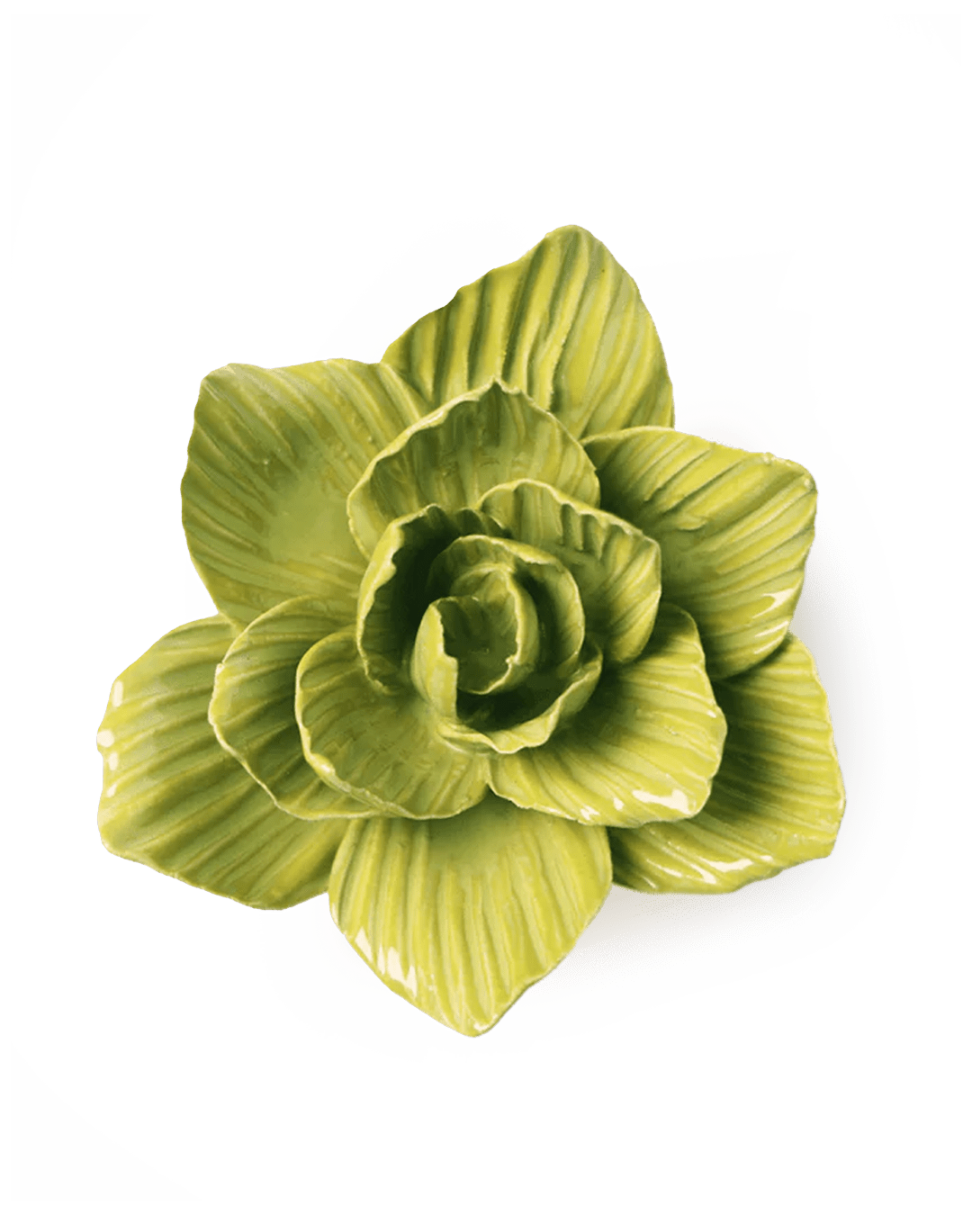 EG33 Chartreuse Gladiolus - Chive Ceramics Studio - Ceramic Flowers - Chive Ceramics Studio