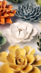 Ivory Daffodil - Chive Ceramics Studio - Ceramic Flowers - Chive Ceramics Studio